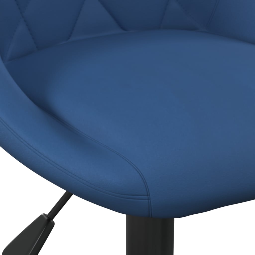 Chaise de bureau Bleu Velours Chaises de bureau vidaXL