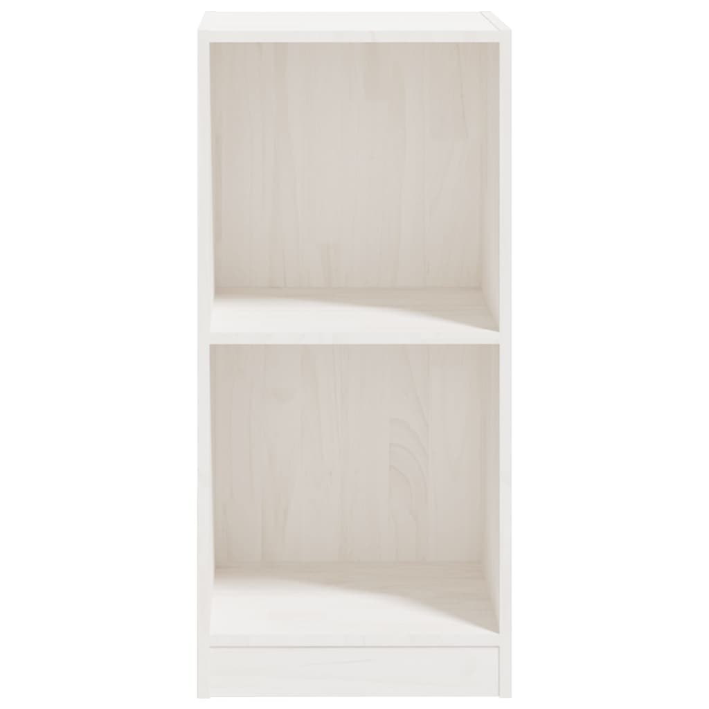 Armoire d'appoint Blanc 35,5x33,5x76 cm Bois de pin massif Casiers & armoires de rangement vidaXL   