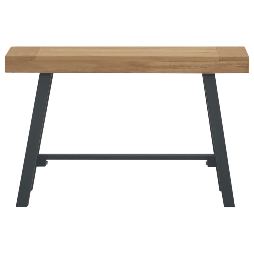 Banc 80 cm Bois massif de teck Bancs de cuisine & salle à manger vidaXL   