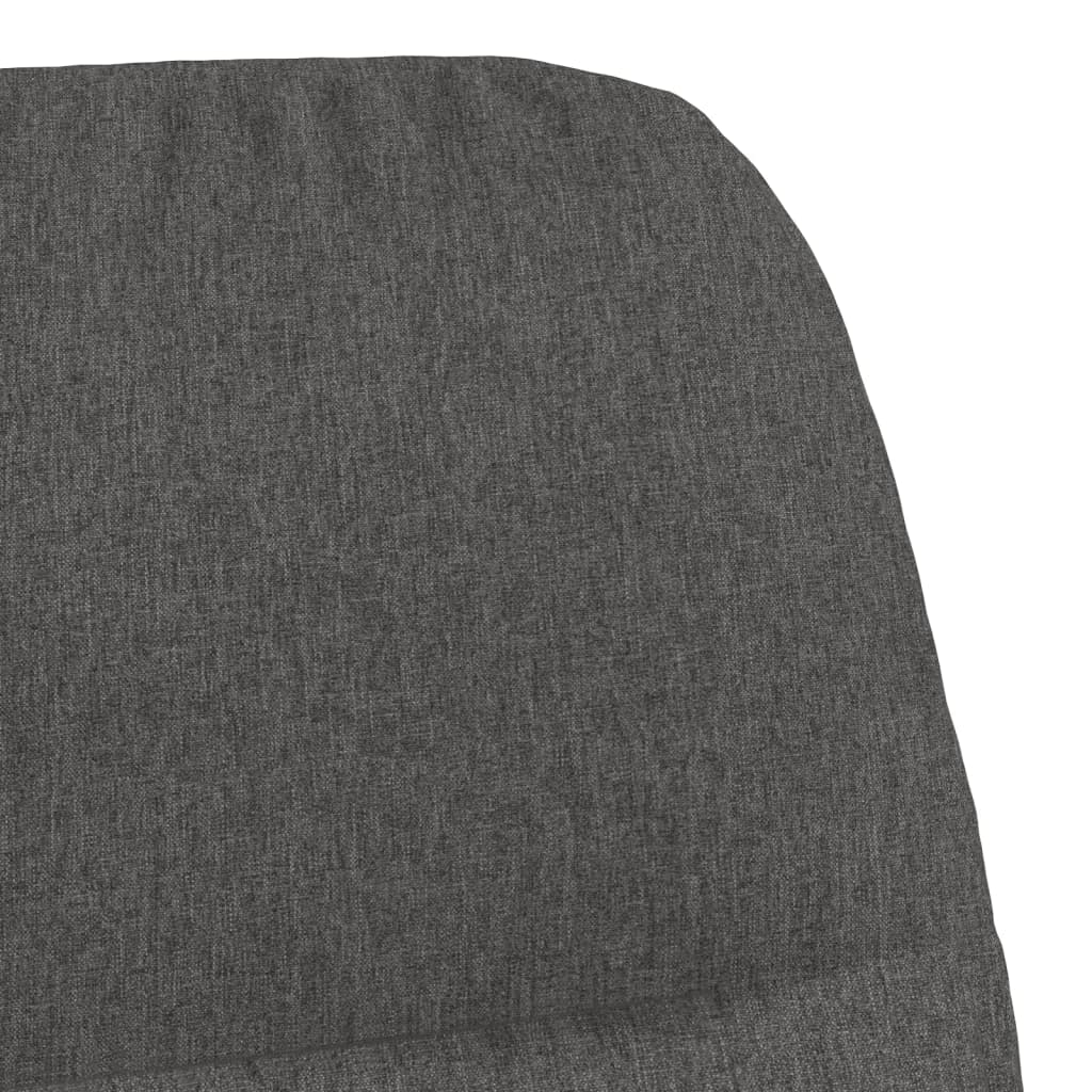 Chaise de relaxation Gris foncé Tissu Fauteuils vidaXL   