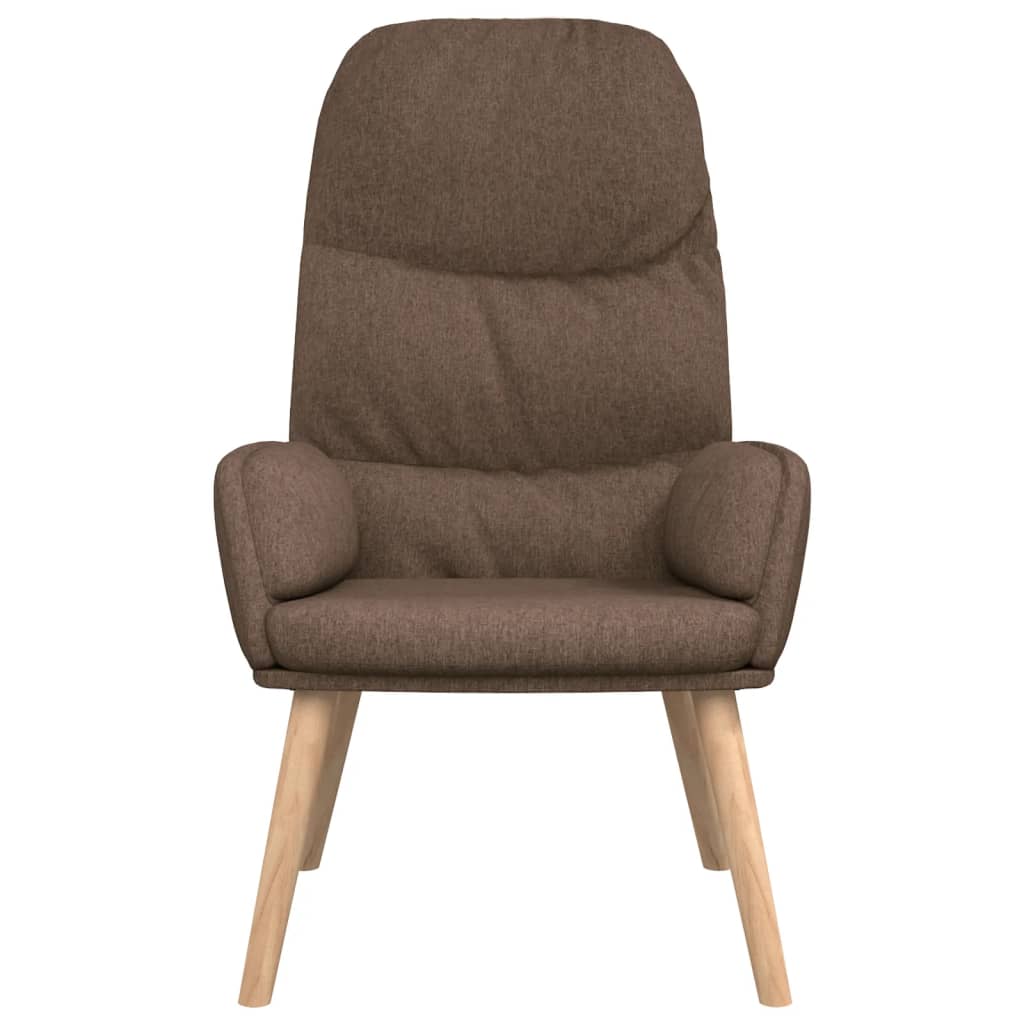 Chaise de relaxation Taupe Tissu Fauteuils vidaXL   