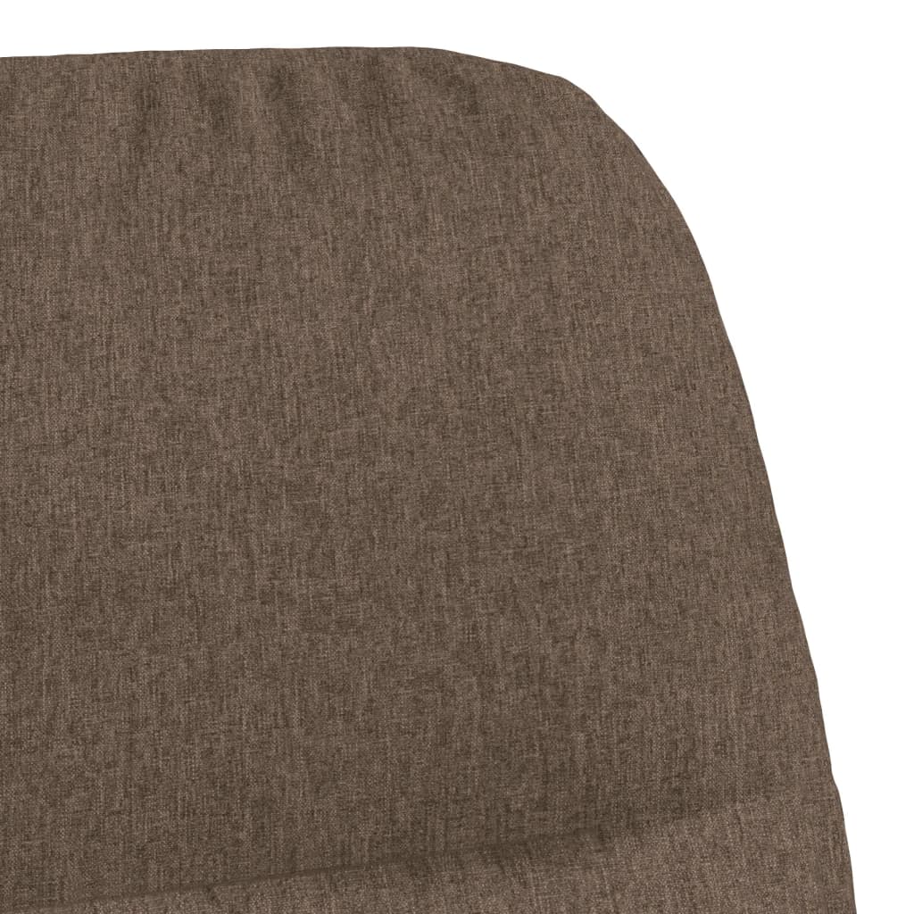 Chaise de relaxation Taupe Tissu Fauteuils vidaXL   