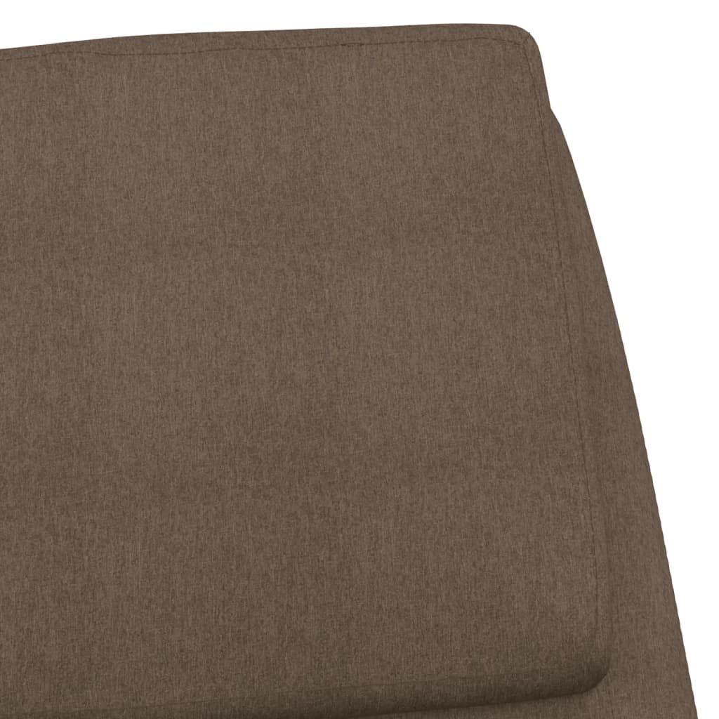 Chaise de relaxation Taupe Tissu Fauteuils vidaXL   