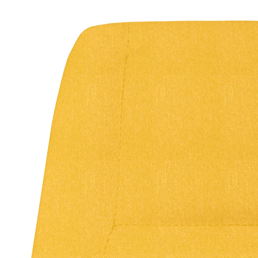 Chaise de relaxation Jaune moutarde Tissu