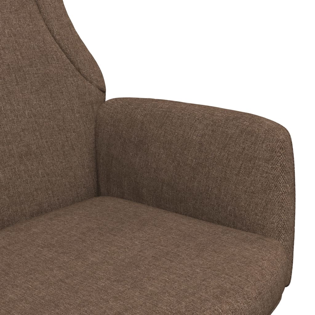 Chaise de relaxation Marron Tissu Fauteuils vidaXL   