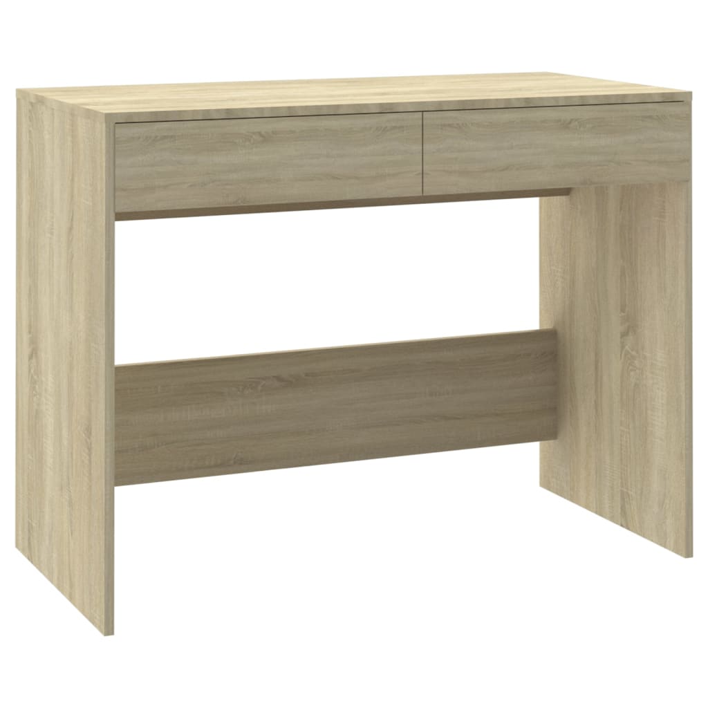 Bureau Chêne sonoma 101x50x76,5 cm Bois d'ingénierie Bureaux vidaXL