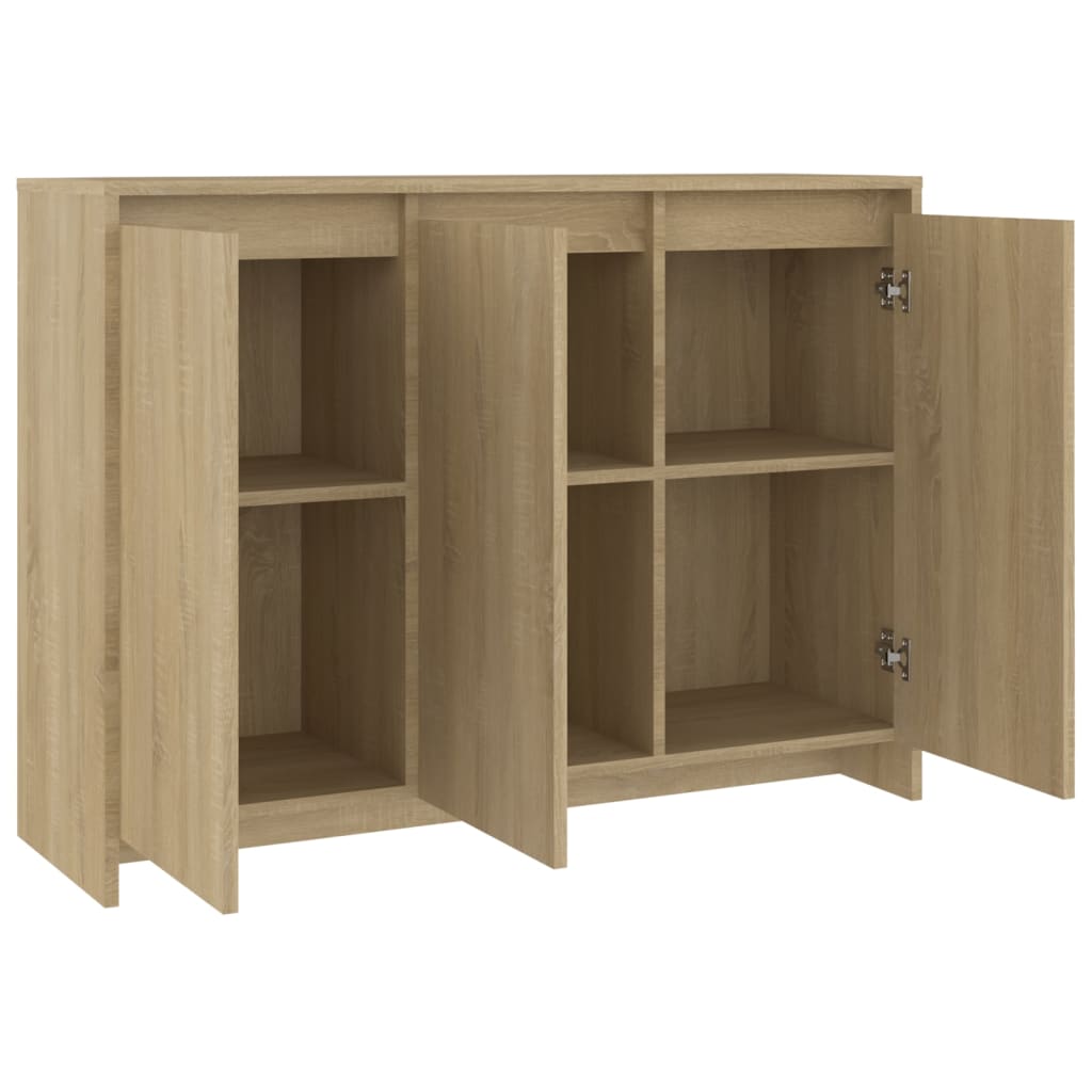 Image Buffet Chêne sonoma 102x33x75 cm Bois d'ingénierie | Xios Store SNC vidaXL Xios Store SNC