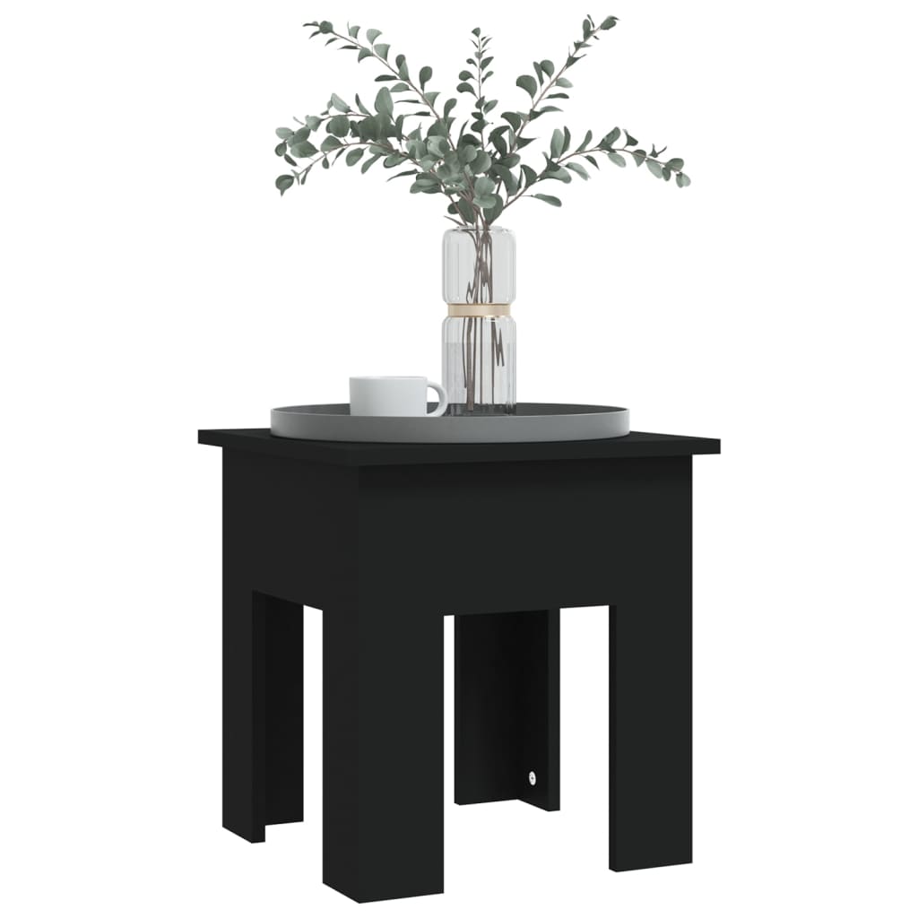 Table basse noir 40x40x42 cm bois d'ingénierie Tables basses vidaXL