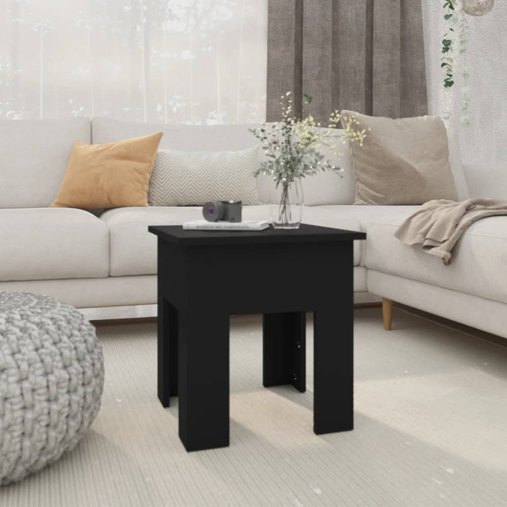 Table basse noir 40x40x42 cm bois d'ingénierie Tables basses vidaXL