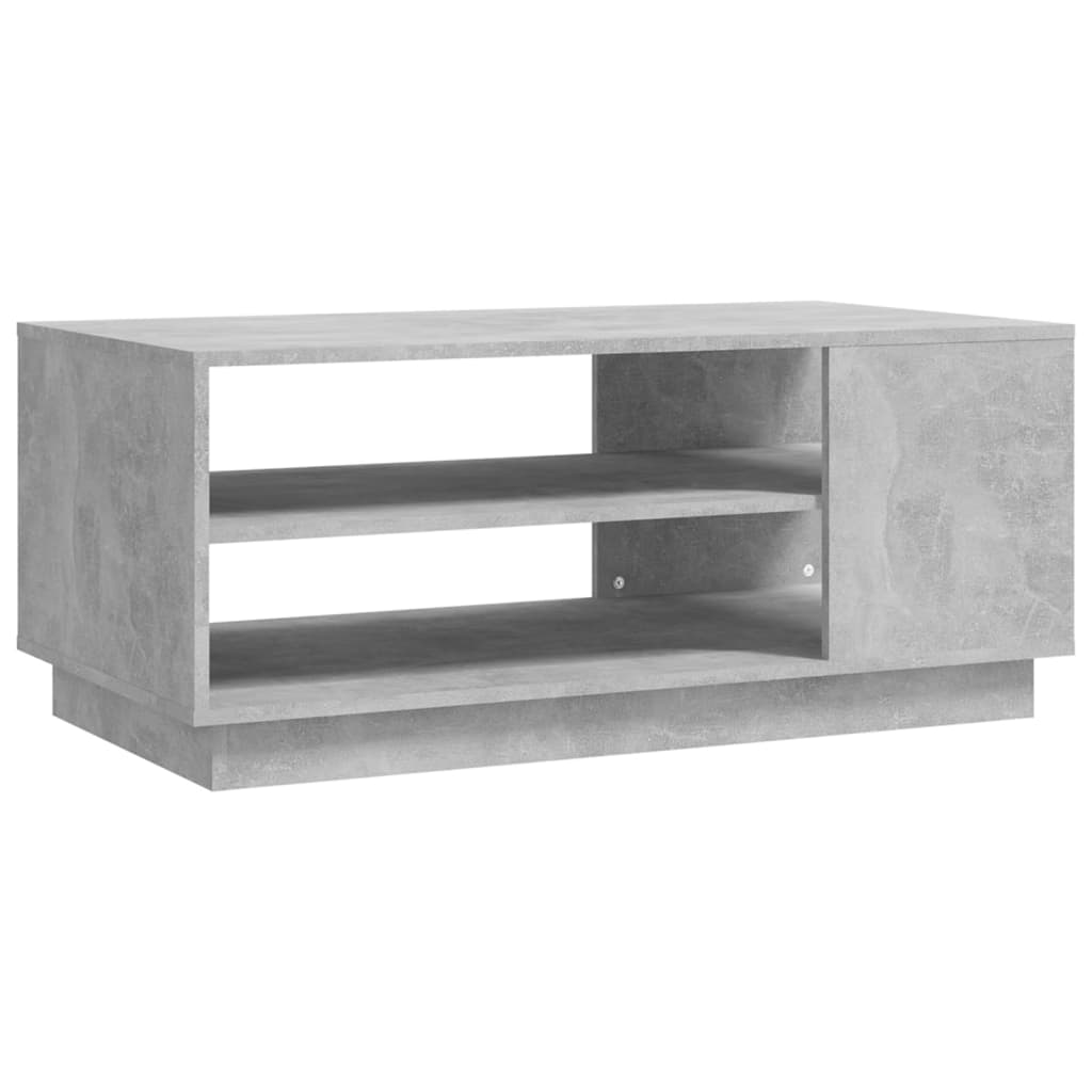 Table basse gris béton 102x55x43 cm bois d'ingénierie Tables basses vidaXL   