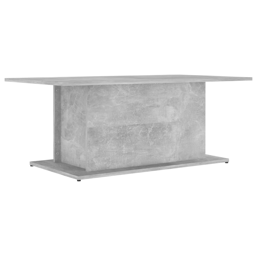 Table basse Gris béton 102x55,5x40 cm Aggloméré Tables basses vidaXL   