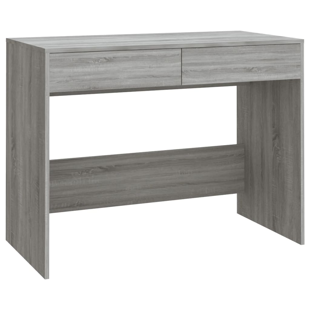 Bureau sonoma gris 101x50x76,5 cm bois d'ingénierie Bureaux vidaXL