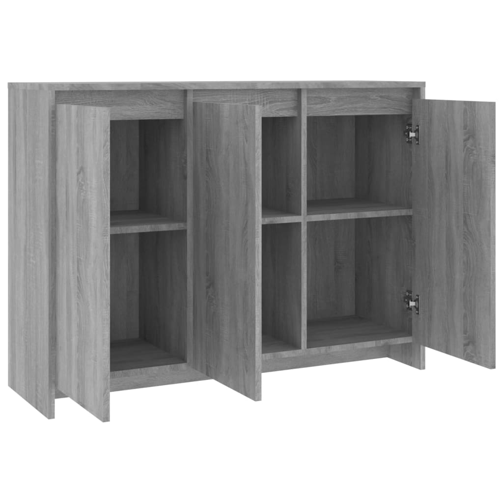 Image Buffet Sonoma gris 102x33x75 cm Bois d'ingénierie | Xios Store SNC vidaXL Xios Store SNC