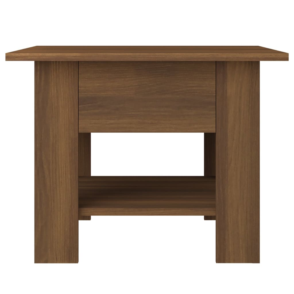 Table basse chêne marron 55x55x42 cm bois d'ingénierie Tables basses vidaXL   