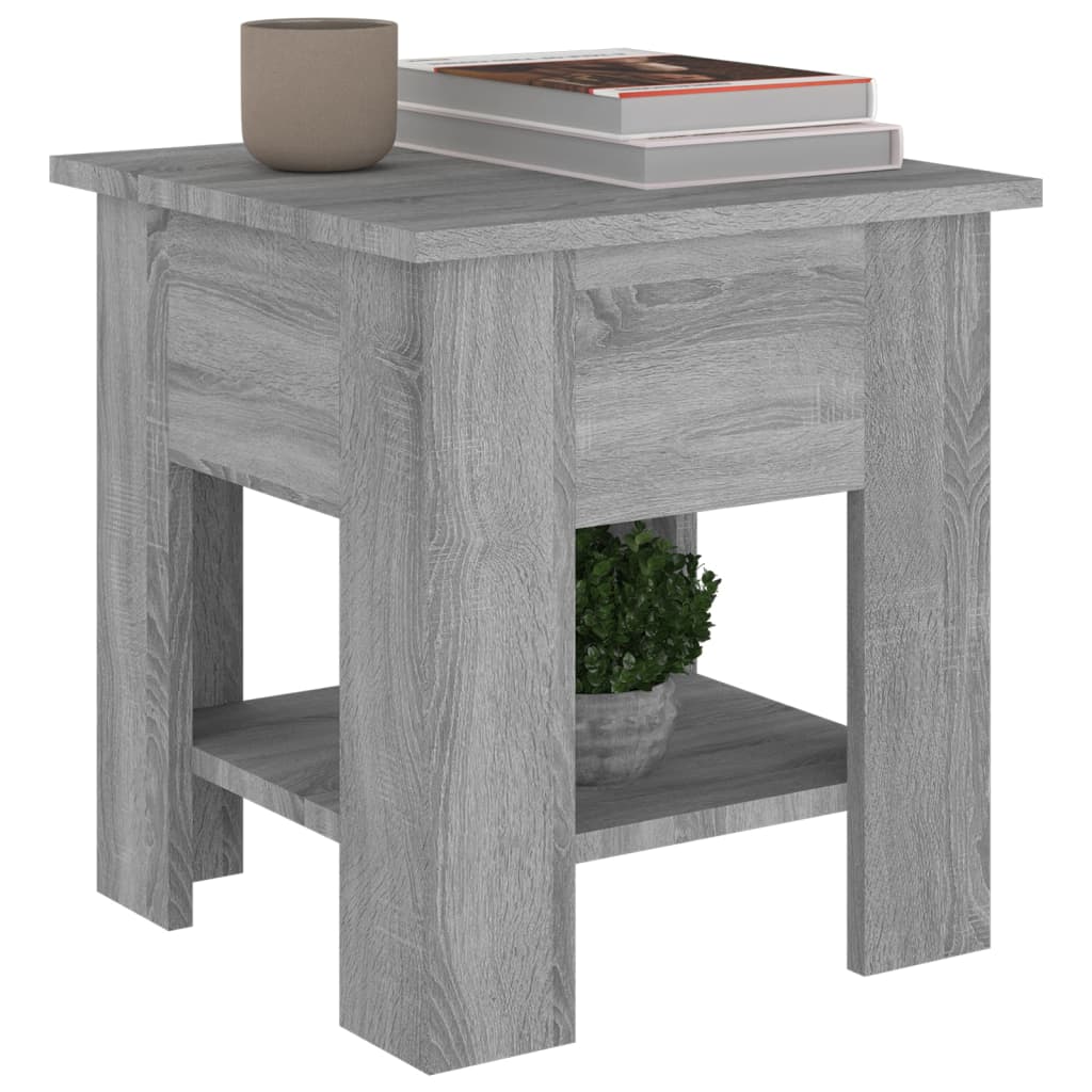 Table basse Sonoma gris 40x40x42 cm Bois d'ingénierie Tables basses vidaXL   