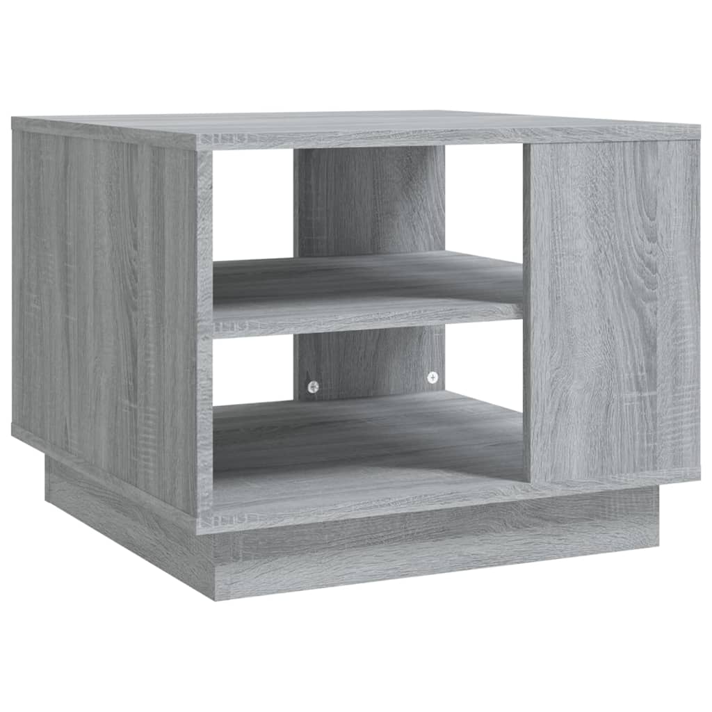 Table basse Sonoma gris 55x55x43 cm Aggloméré Tables basses vidaXL   