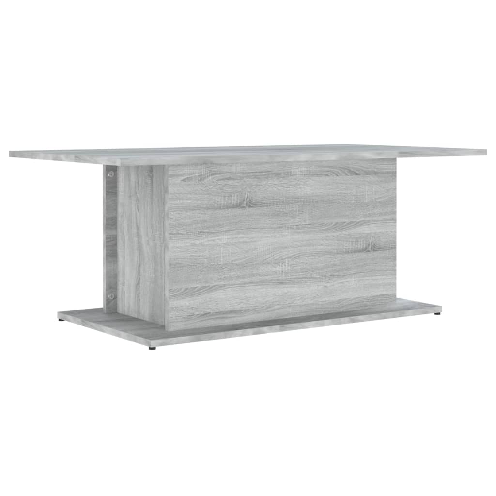 Table basse Sonoma gris 102x55,5x40 cm Aggloméré Tables basses vidaXL   