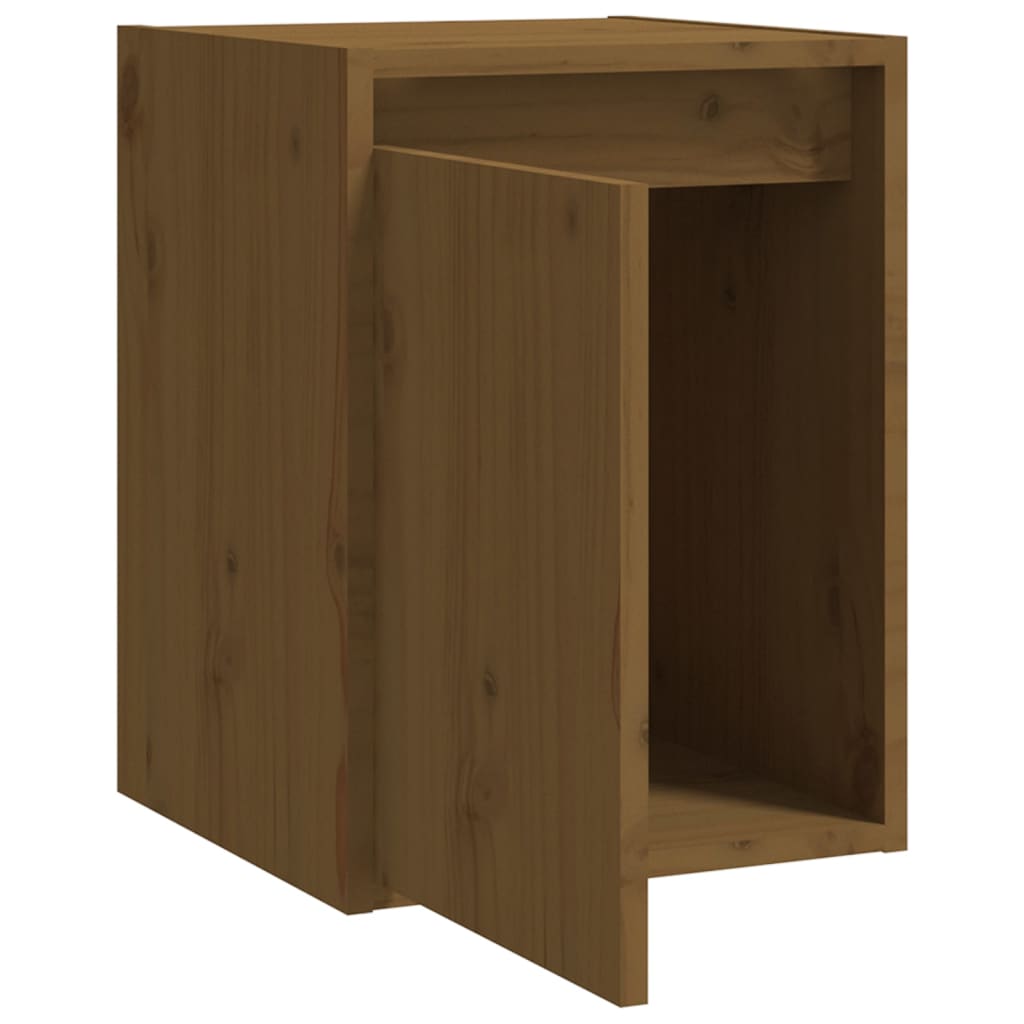 Armoire murale Marron miel 30x30x40 cm Bois de pin massif Étagères murales & corniches vidaXL   