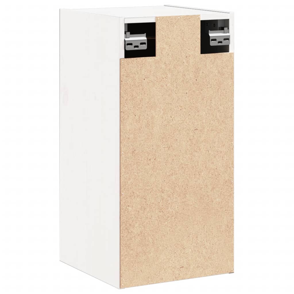 Armoires murales 2 pcs Blanc 30x30x60 cm Bois de pin massif - Xios Store SNC