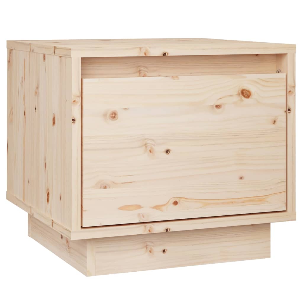 Table de chevet 35x34x32 cm Bois de pin solide Tables de chevet vidaXL   