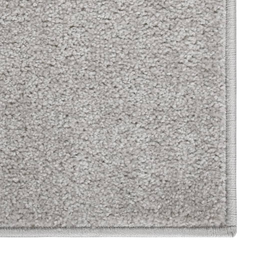 Tapis à poils courts 120x170 cm Gris clair Tapis vidaXL   