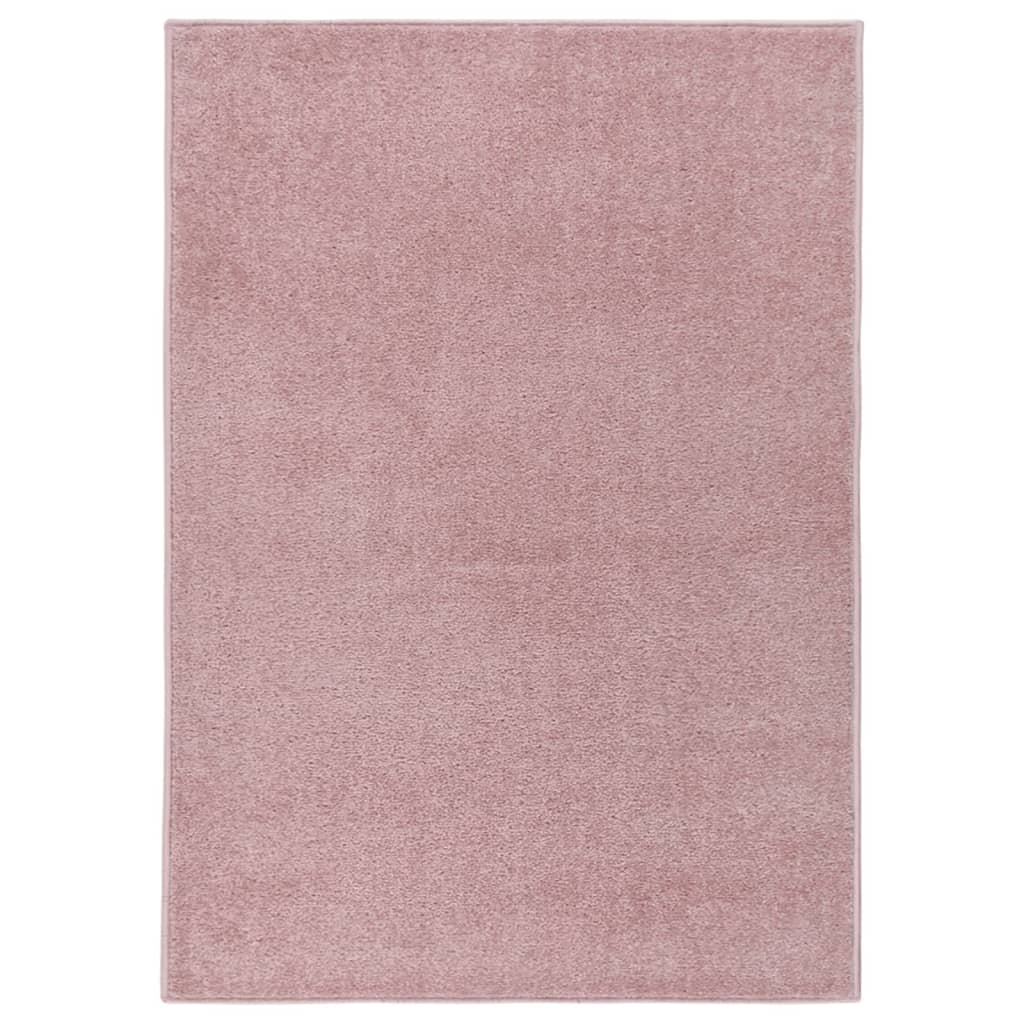 Tapis à poils courts 240x340 cm Rose Tapis vidaXL   