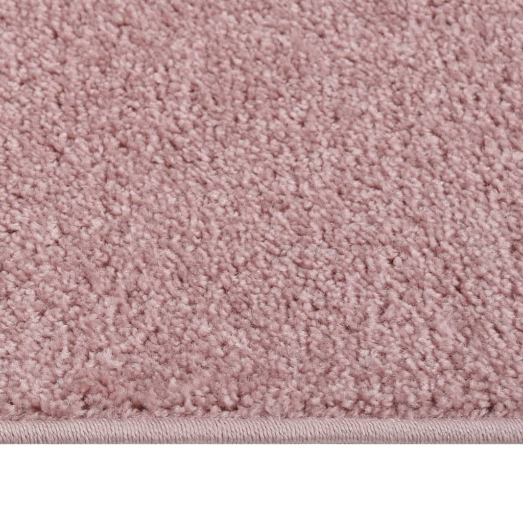 Tapis à poils courts 240x340 cm Rose Tapis vidaXL   