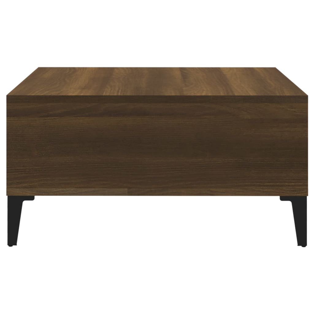 Table basse Chêne marron 60x60x30 cm Aggloméré Tables basses vidaXL   