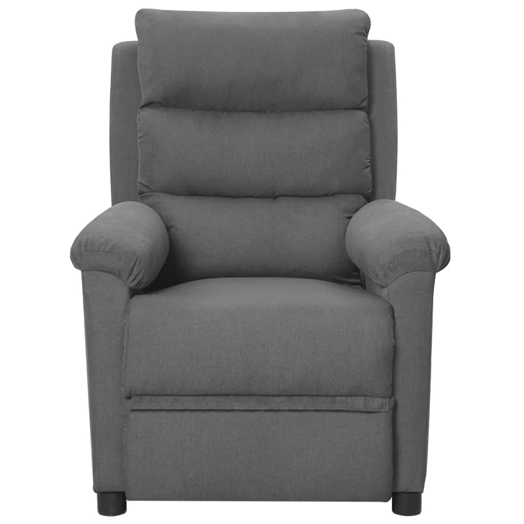 Fauteuil de massage Gris clair Tissu Fauteuils électriques vidaXL   