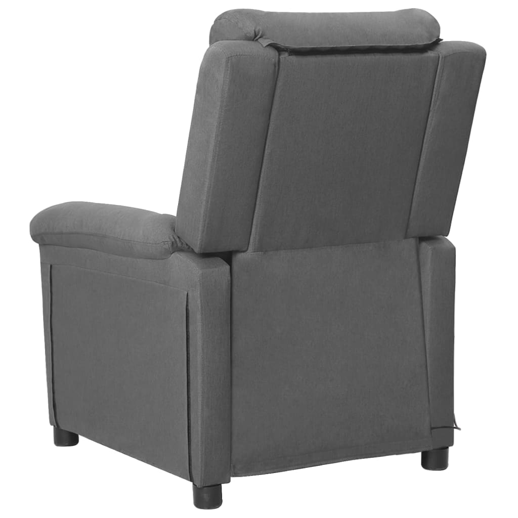 Fauteuil de massage Gris clair Tissu Fauteuils électriques vidaXL   