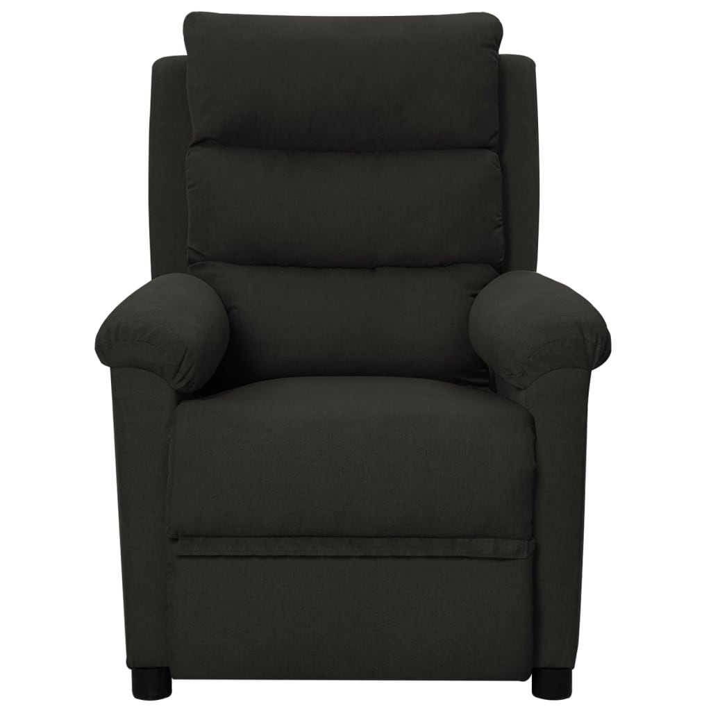 Fauteuil de massage Noir Tissu Fauteuils électriques vidaXL   