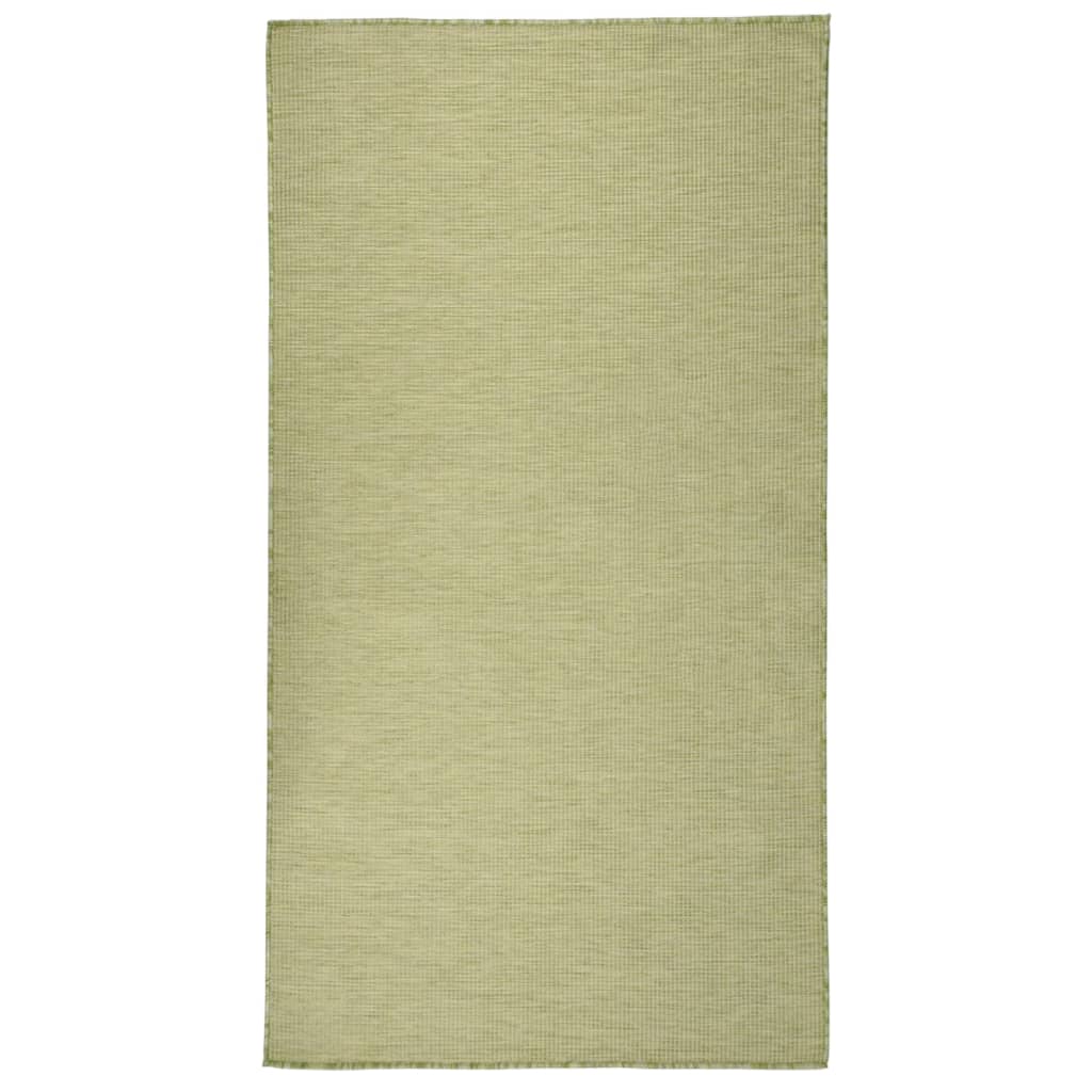 Tapis à tissage plat d'extérieur 80x150 cm Vert Tapis vidaXL   