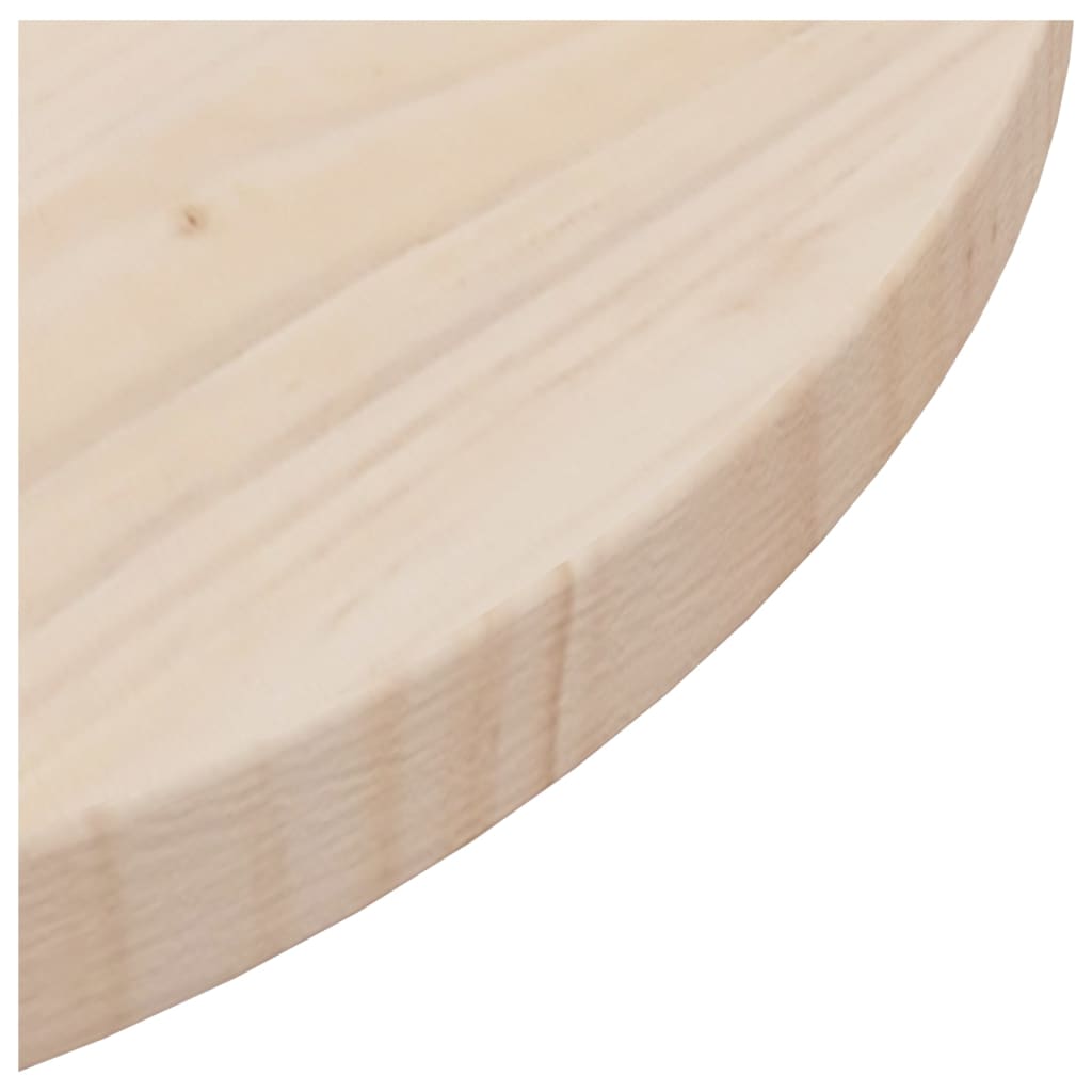 Dessus de table Ø40x2,5 cm Bois de pin massif Plateaux de table vidaXL   