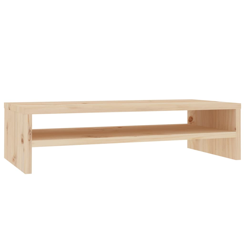 Support de moniteur 50x24x13 cm Bois de pin solide Meubles TV vidaXL