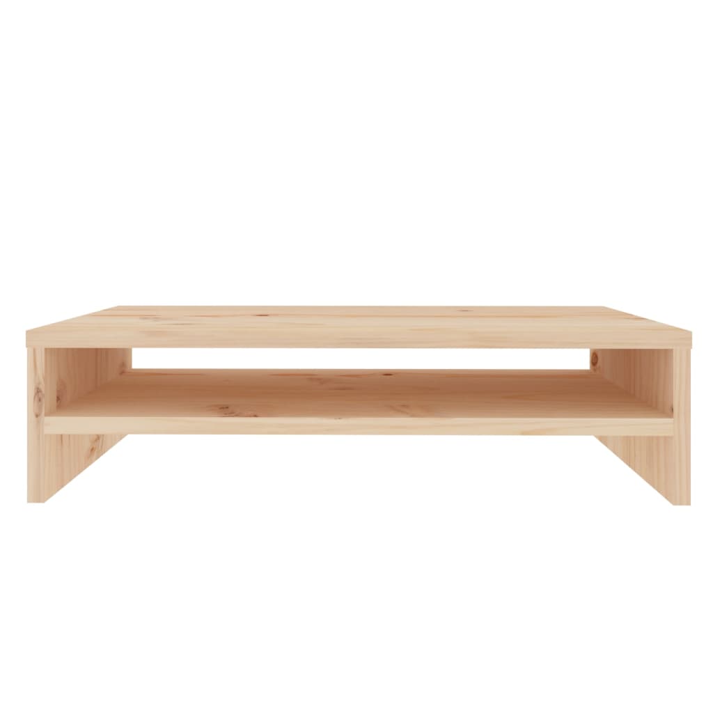 Support de moniteur 50x24x13 cm Bois de pin solide Meubles TV vidaXL