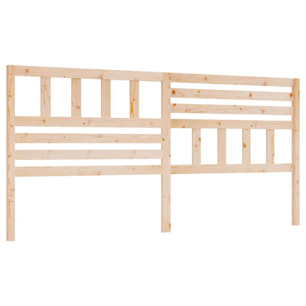 Tête de lit 206x4x100 cm Bois massif de pin Têtes et pieds de lit vidaXL   