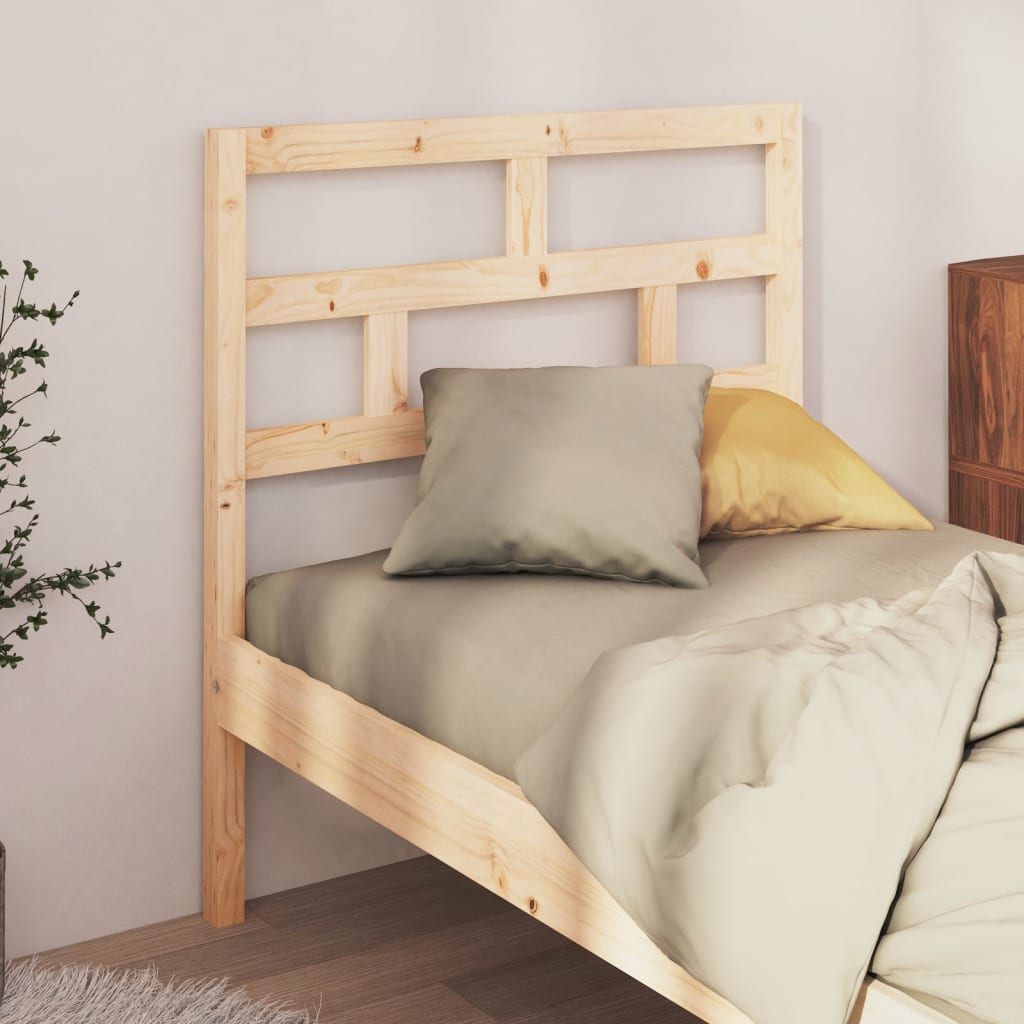 Tête de lit 81x4x100 cm Bois massif de pin Têtes et pieds de lit vidaXL   