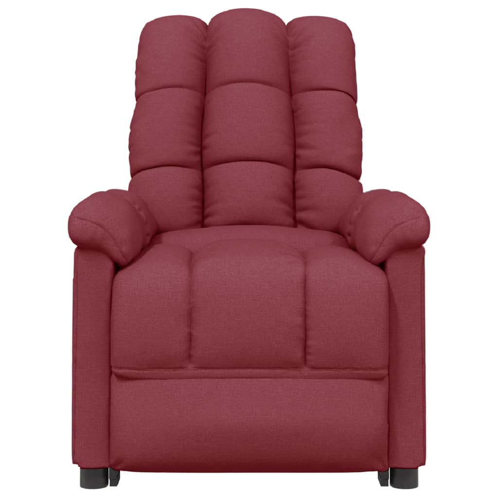 Fauteuil inclinable Rouge bordeaux Tissu - Xios Store SNC