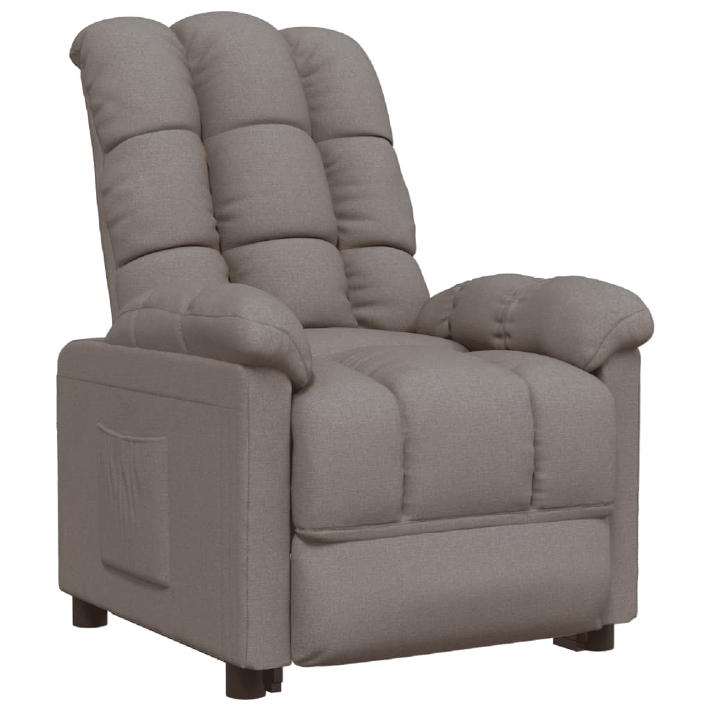 Fauteuil inclinable Taupe Tissu - Xios Store SNC