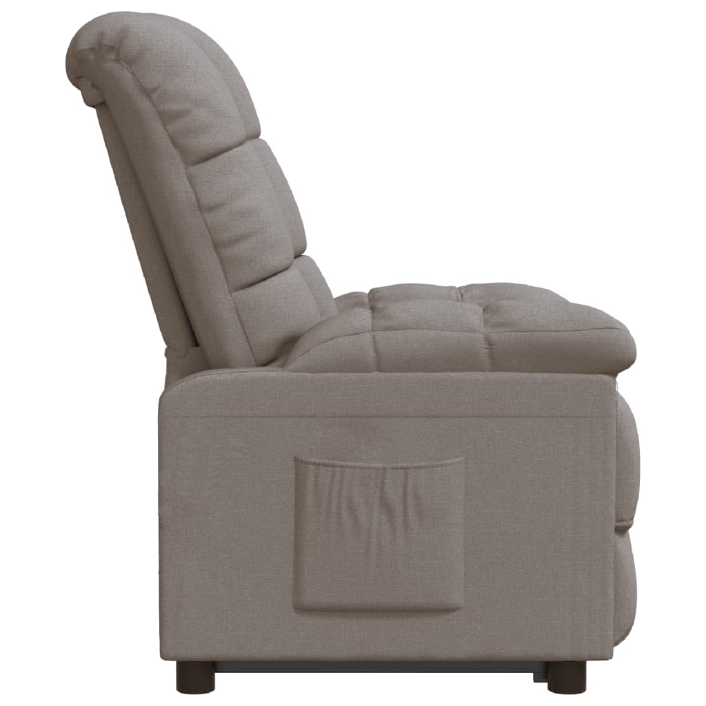 Fauteuil inclinable Taupe Tissu - Xios Store SNC