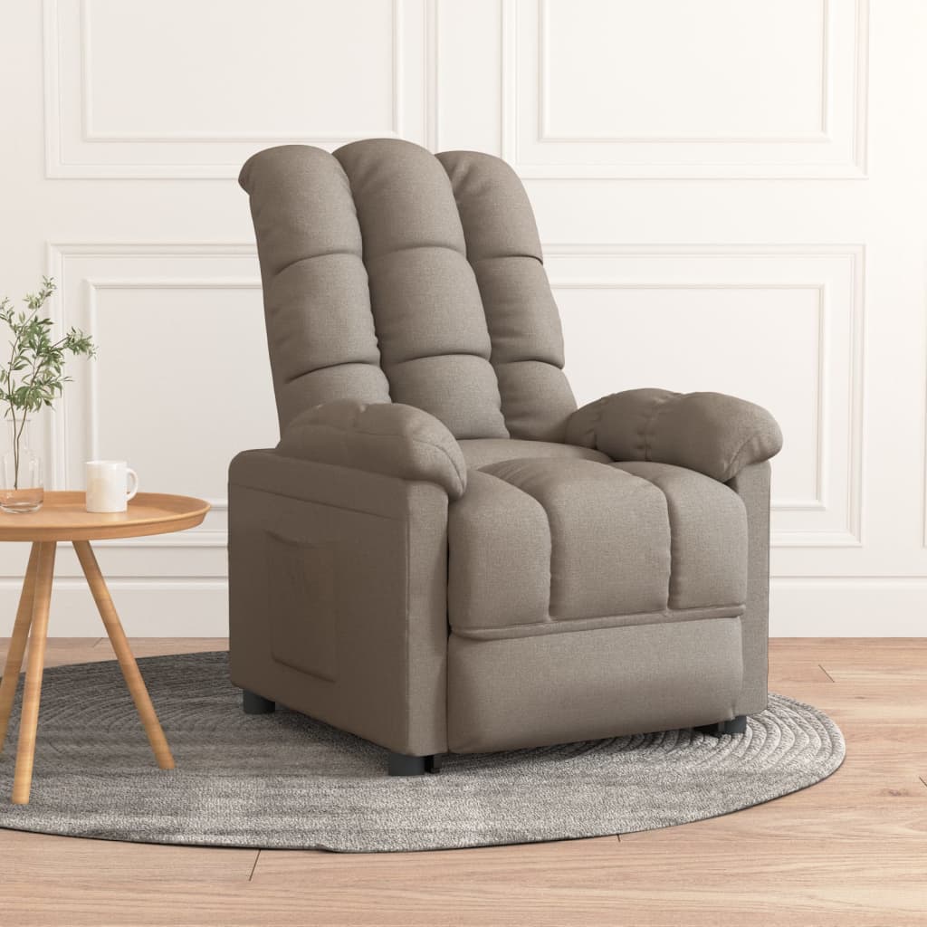 Fauteuil inclinable Taupe Tissu - Xios Store SNC