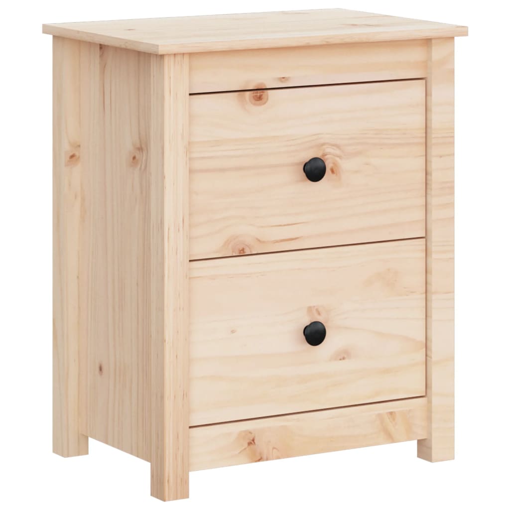 Tables de chevet 2 pcs 50x35x61,5 cm Bois de pin massif Tables de chevet vidaXL   