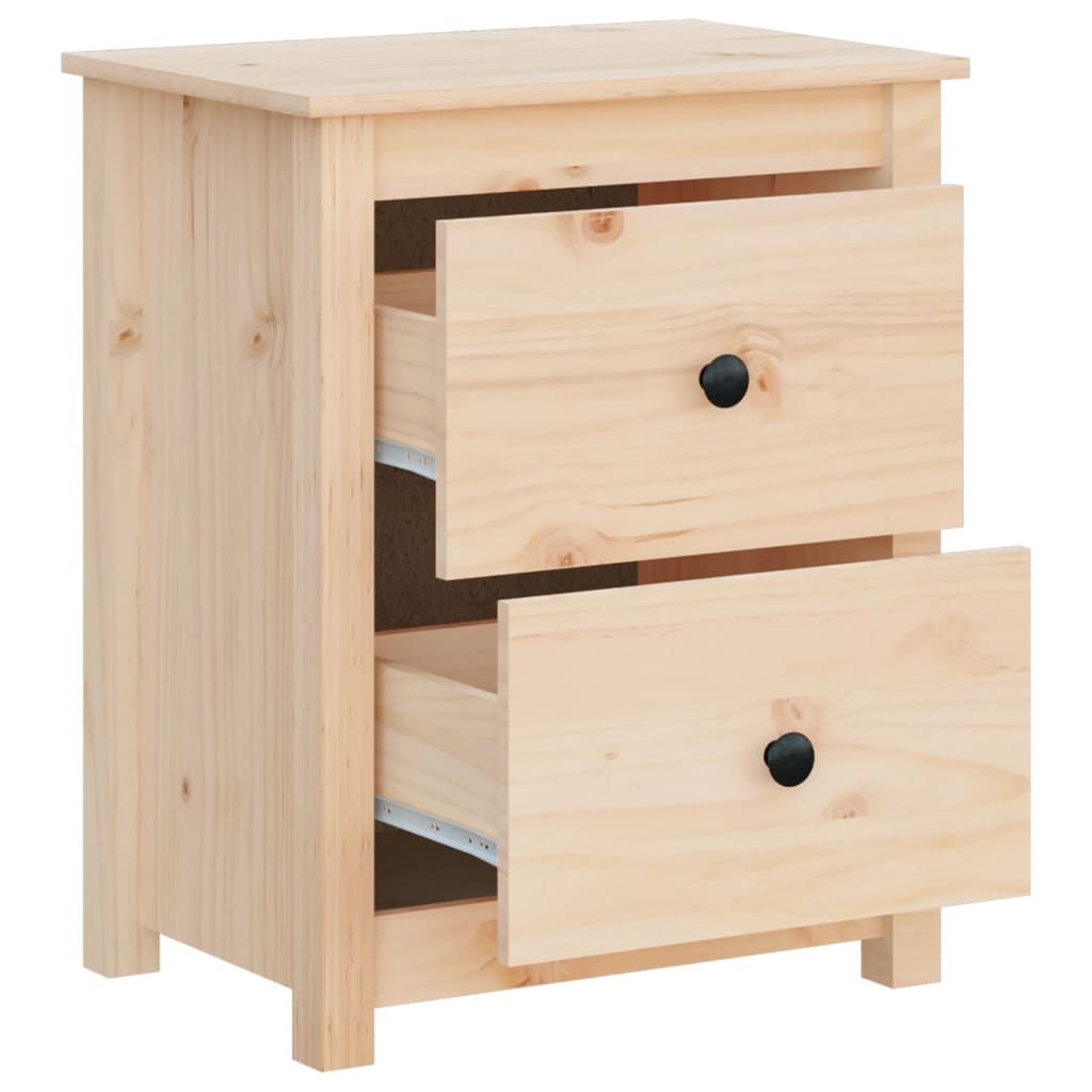 Tables de chevet 2 pcs 50x35x61,5 cm Bois de pin massif Tables de chevet vidaXL   