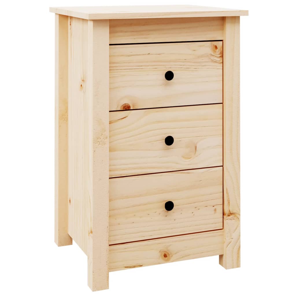 Table de chevet 40x35x61,5 cm Bois de pin massif Tables de chevet vidaXL   