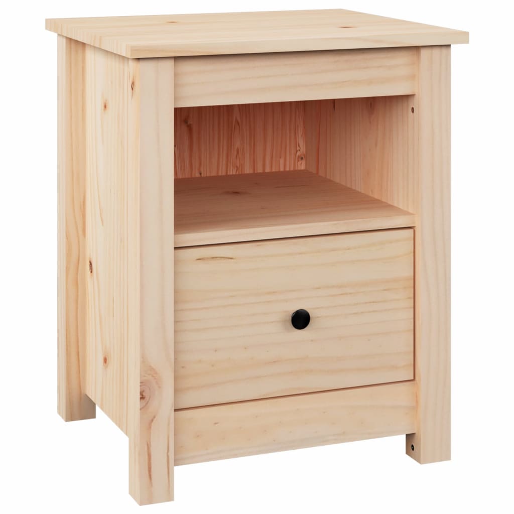 Table de chevet 40x35x49 cm Bois de pin massif Tables de chevet vidaXL   