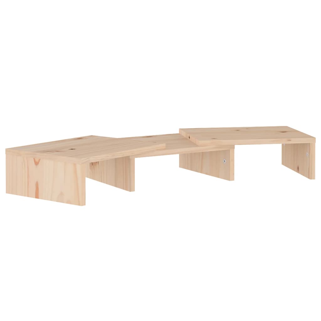 Support pour moniteur 60x24x10,5 cm Bois de pin solide Meubles TV vidaXL   