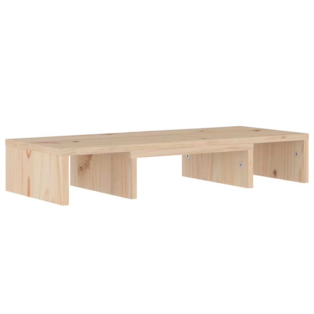 Support pour moniteur 60x24x10,5 cm Bois de pin solide Meubles TV vidaXL   