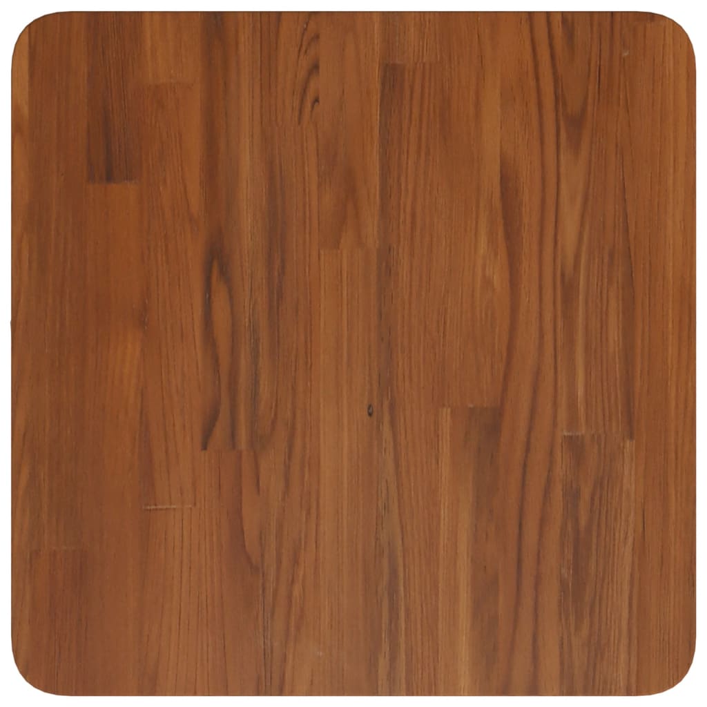 Dessus de table carré Marron foncé40x40x1,5cm Bois chêne traité Plateaux de table vidaXL   