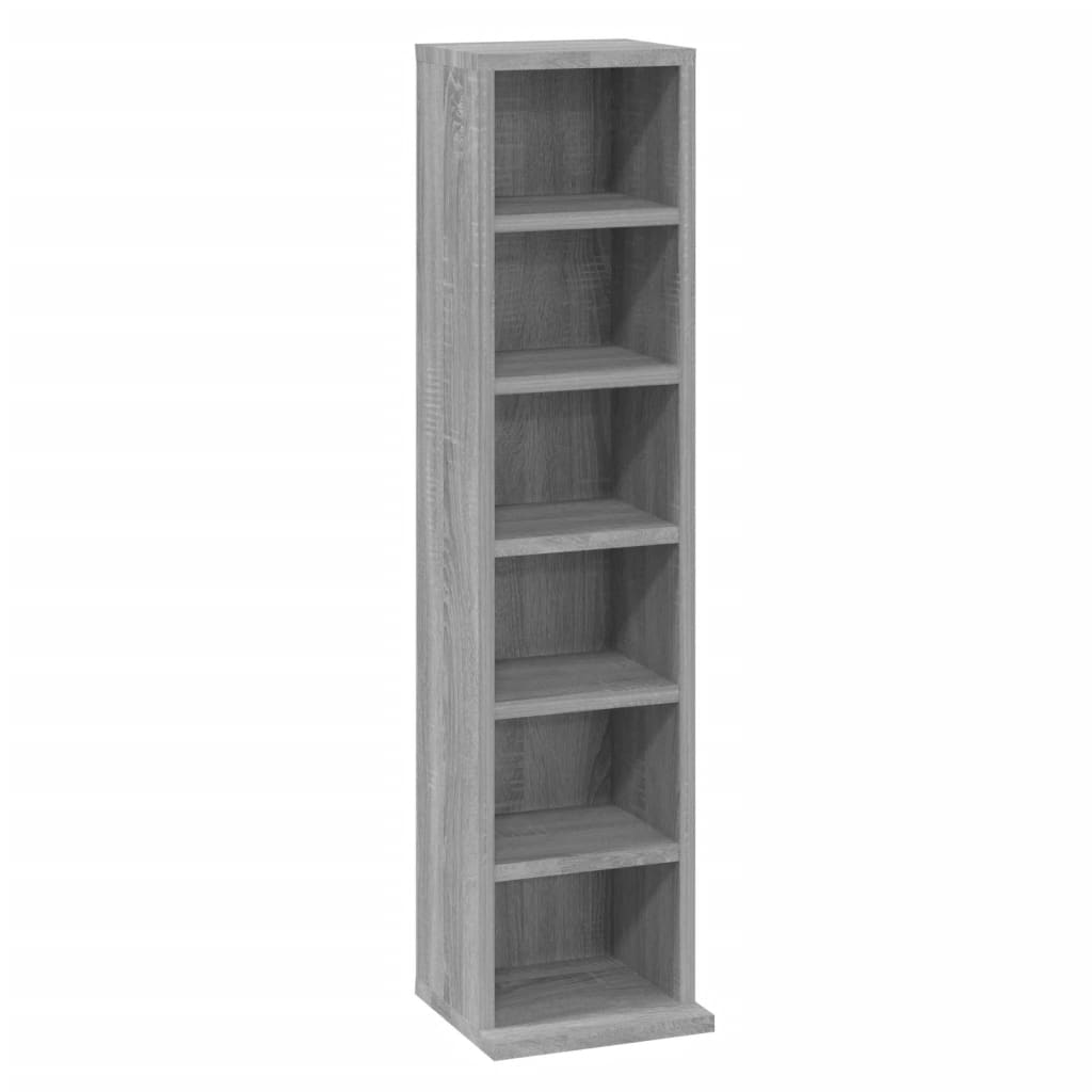 Image Armoire à CD Sonoma gris 21x20x88 cm Bois d'ingénierie | Xios Store SNC vidaXL Xios Store SNC