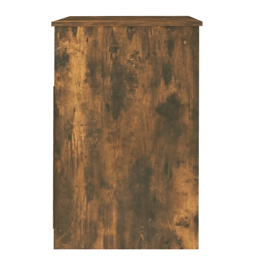 Armoire à tiroirs Chêne fumé 40x50x76 cm Bois d'ingénierie Casiers & armoires de rangement vidaXL   